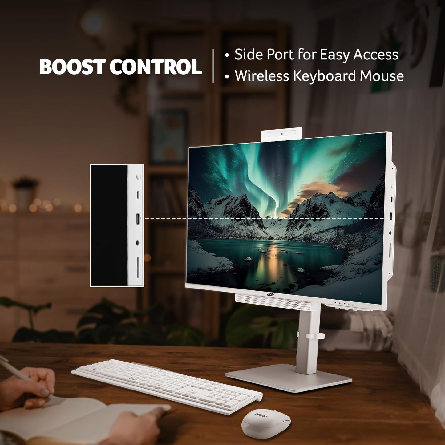 Acer Aspire C24 60.5 cm (23.8") Full HD IPS Display All in One (AIO)