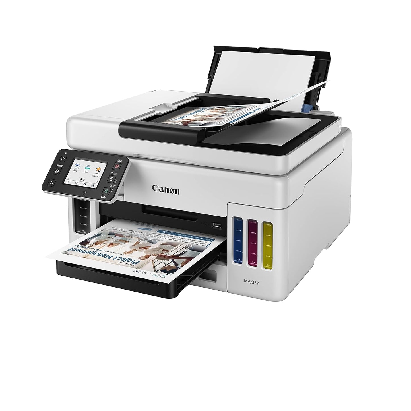 Canon MAXIFY MegaTank GX6070 All-in-One Wireless Ink Tank Business Printer for High Volume Document Printing