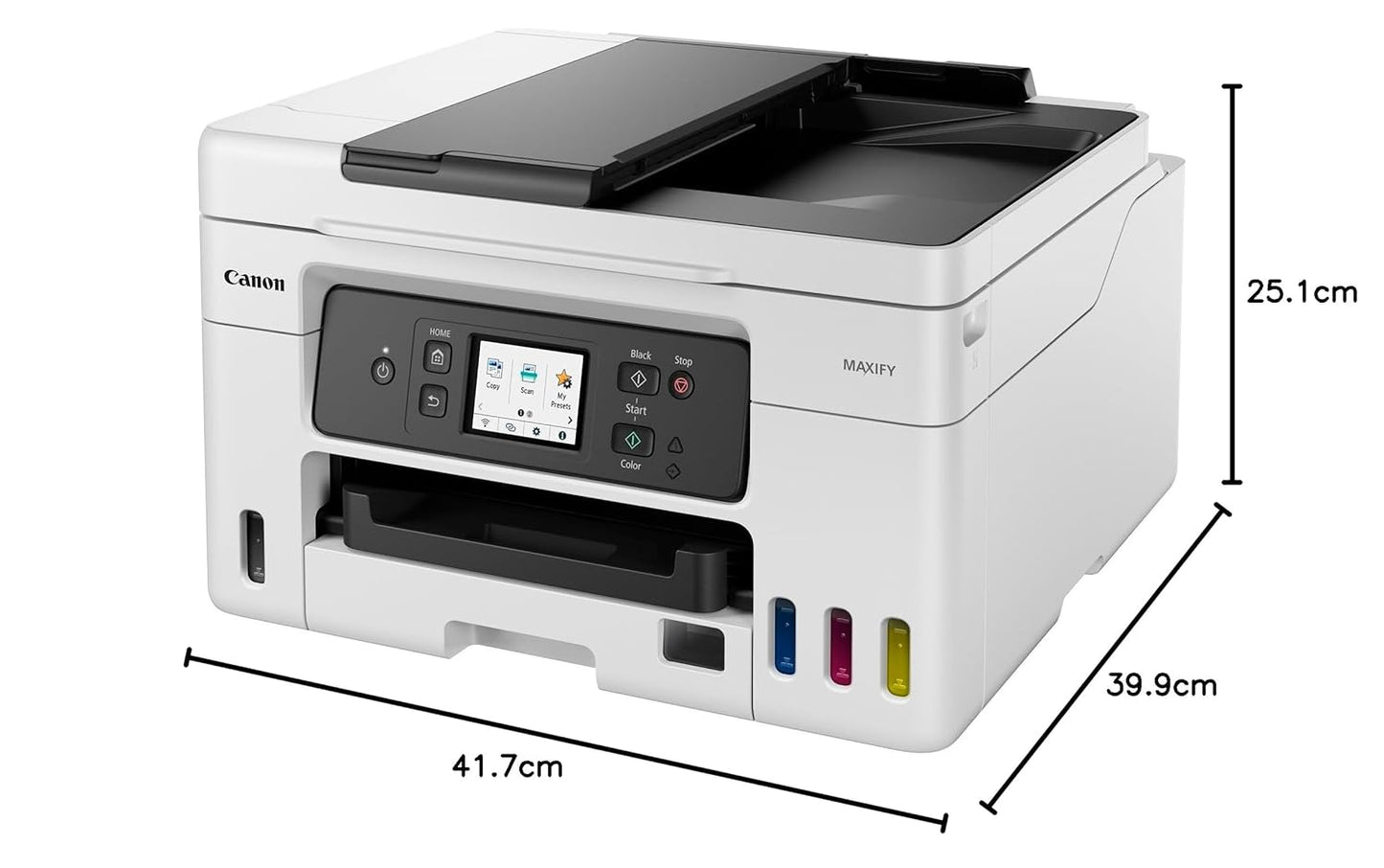 Canon MAXIFY GX4070 Multifunction Wireless Ink Tank Printer |Duplex Printer| LCD Touch Scren
