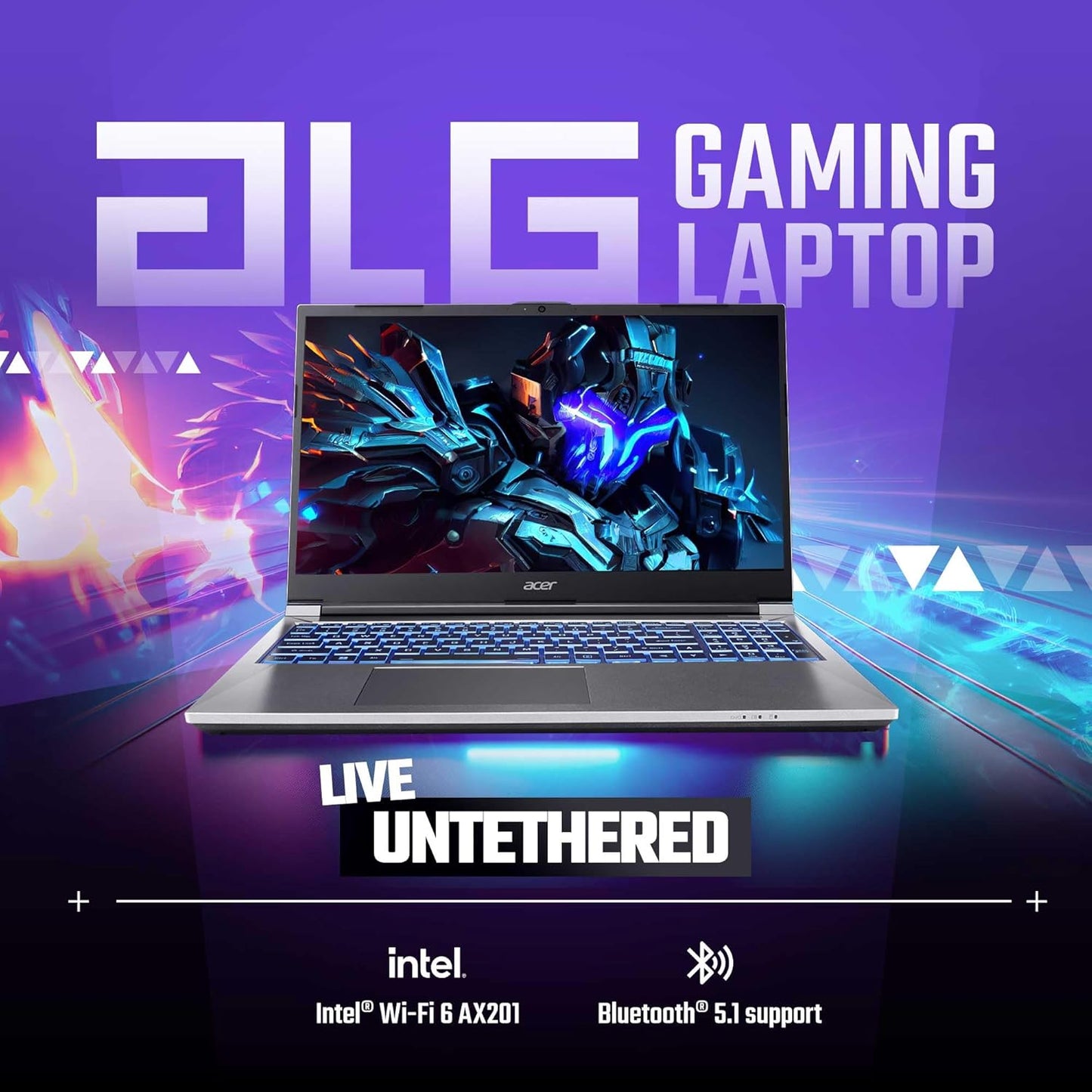 Acer ALG Intel Core i5 Processor Gaming Laptop RTX3050 6 GB |Windows 11 Home