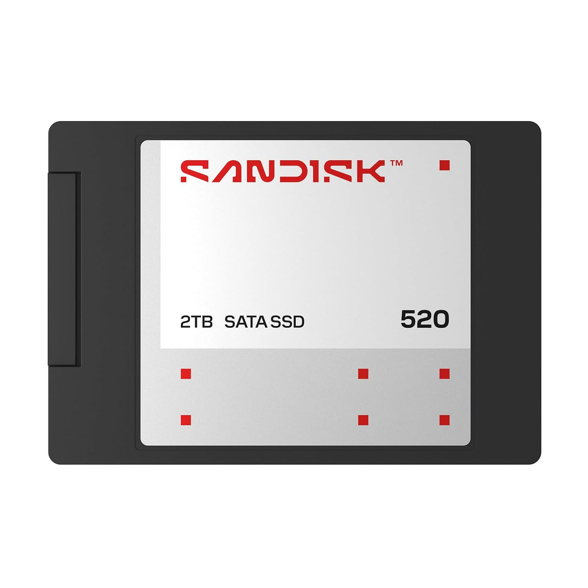 SanDisk® 520 SATA SSD 500GB, 2.5-inch Internal Solid State Drive, Up to 560MB/s Read Speed, 3D NAND, Up to 1000TBW Endurance, 5-Year Limited Warranty