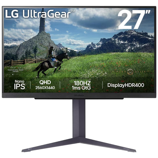 LG Ultragear 27GS85Q Gaming Monitor, 27", QHD, 2560 x 1440