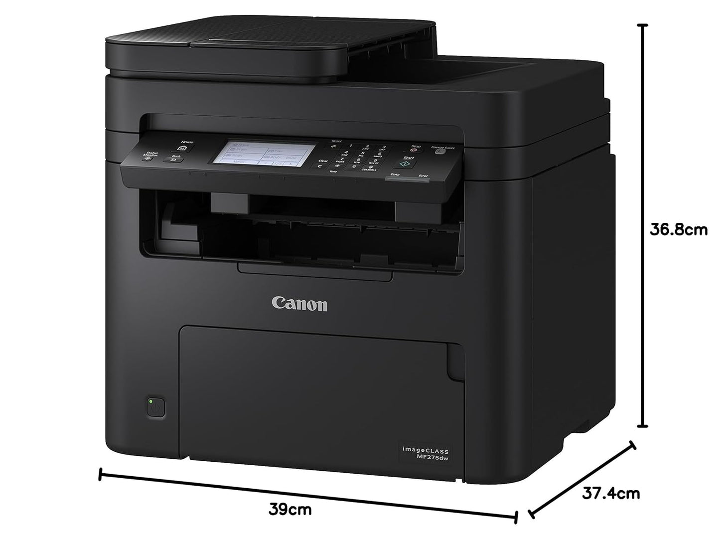 Canon imageCLASS MF275dw 4-in-1 (Print, Scan, Copy, Fax) Monochrome WiFi Laser Printer with Auto Duplex Printing