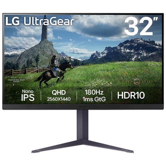 LG Ultragear 32GS85Q 32 Inch QHD (2560x1440) Nano IPS Gaming Monitor, 180Hz