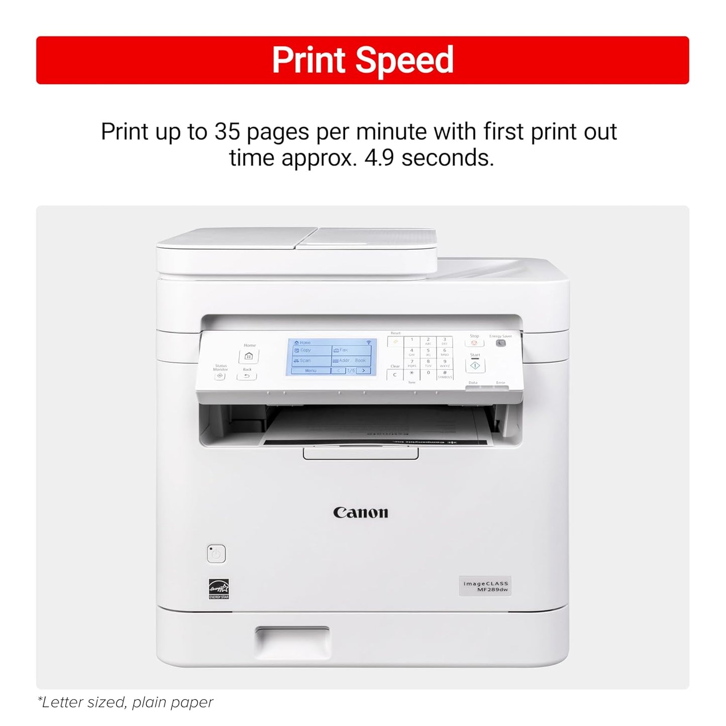 Canon imageCLASS MF289dw - Monochrome, Duplex, Wireless Laser Printer