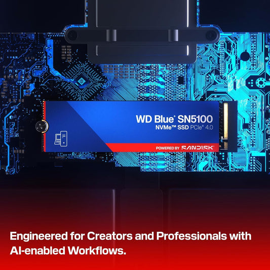 Western Digital WD Blue SN5100 NVMe 1TB, Upto 7100MB/s