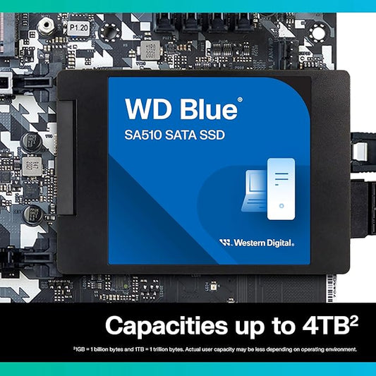 Western Digital 4TB WD Blue SA510 SATA Internal Solid State Drive SSD