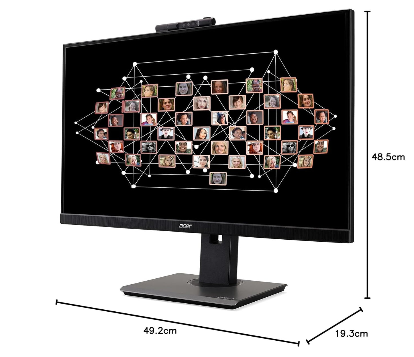 Acer B227Q (54.61 cm) 21.5 Inch IPS Full HD LCD Monitor