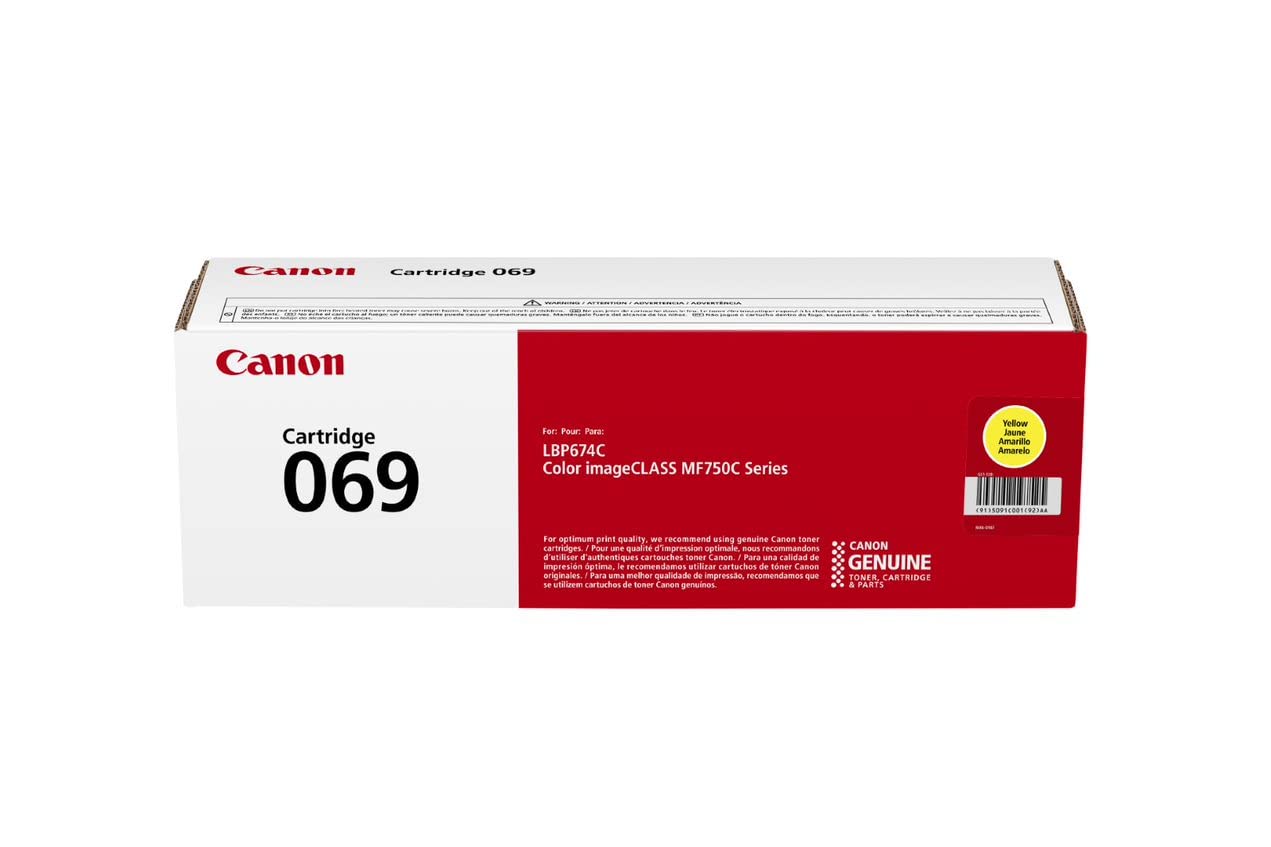069 Toner MF753Cdw Toner Cartridge Compatible with Canon 069 069H Toner Cartridge for Canon Color imageCLASS MF753Cdw MF751Cdw LBP674Cdw Printer