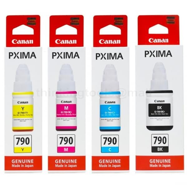 Canon PIXMA GI790 B/C/M/Y Ink Set