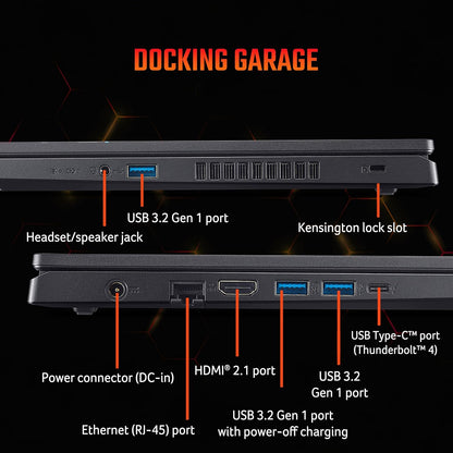 Acer NITRO V 15, AMD Ryzen 7-7735HS octa-core processor, NVIDIA GeForce RTX 4050