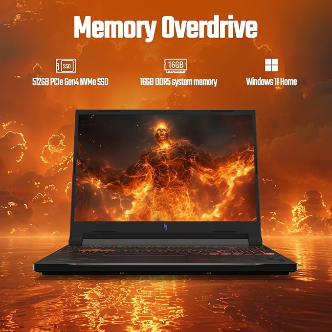 Acer Nitro V 16, Intel Core i5-14450HX, NVIDIA GeForce RTX 4050 | Window 11 Home