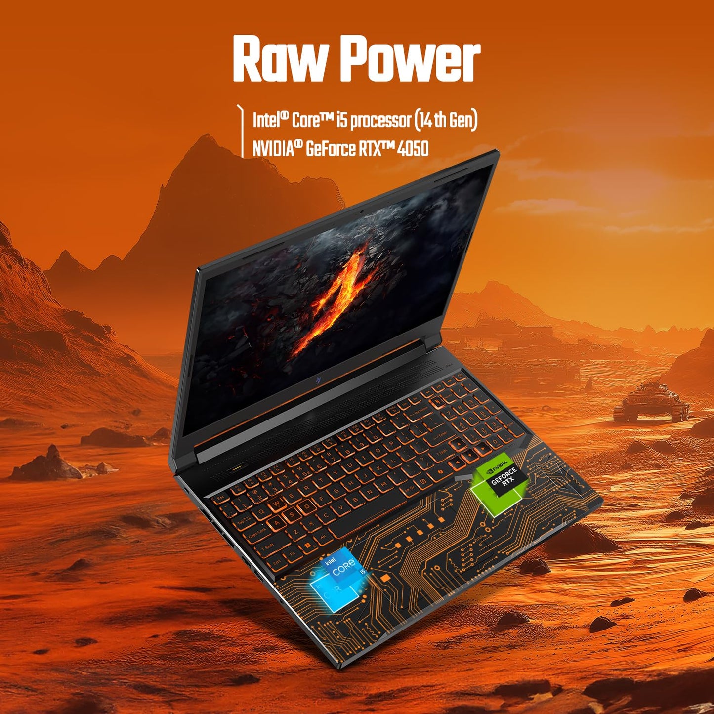Acer Nitro V 16, Intel Core i5-14450HX, NVIDIA GeForce RTX 4050 | Window 11 Home