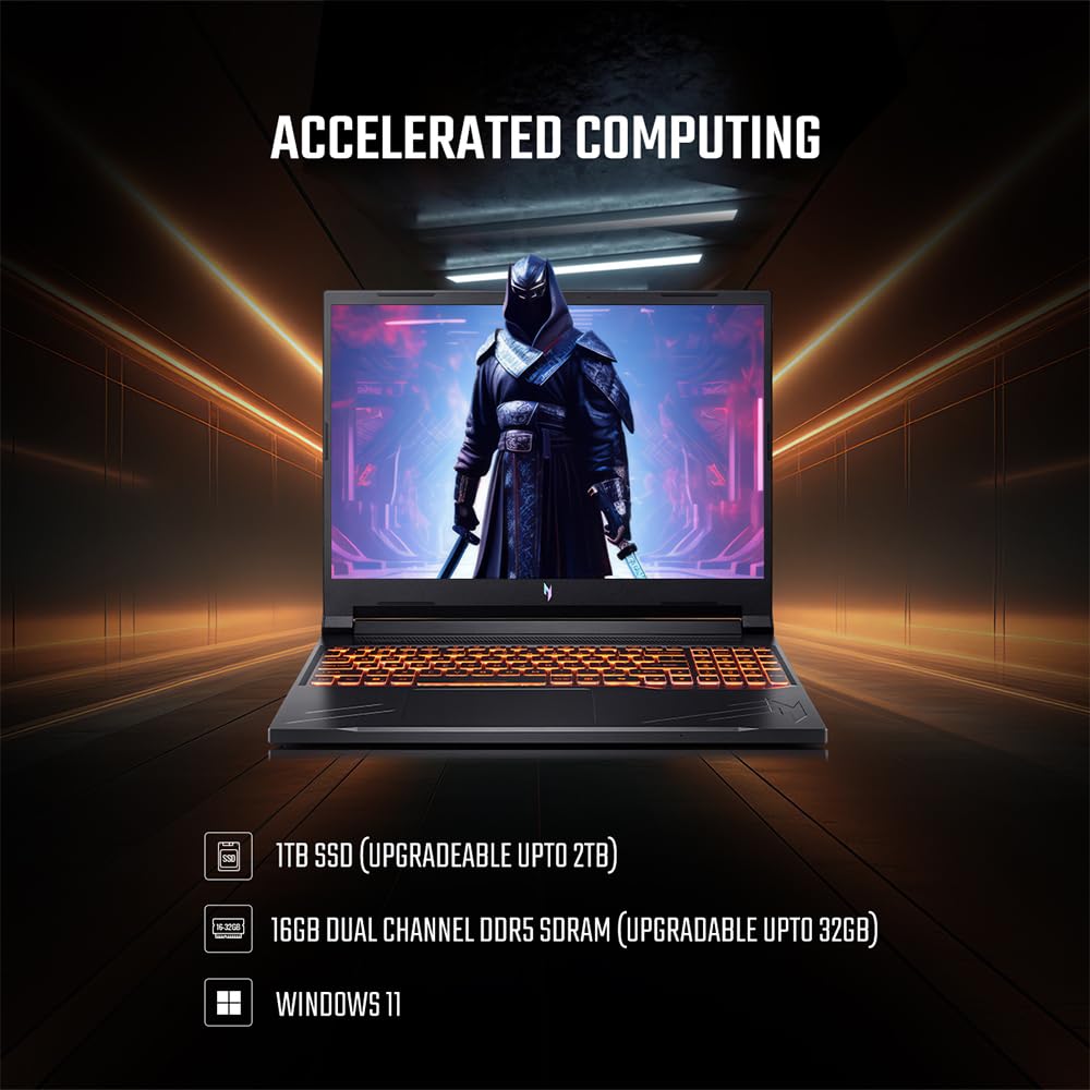 Acer Nitro V 16 AMD Ryzen 7-8845HS Processor  Gaming Laptop with RTX 4060 |Window 11 Home