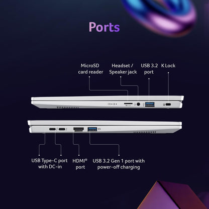 Acer Swift Go 14 Intel Core Ultra 7&5 Processors AI Ready Laptop 14-inch OLED |Window 11 Home with Microsoft Office