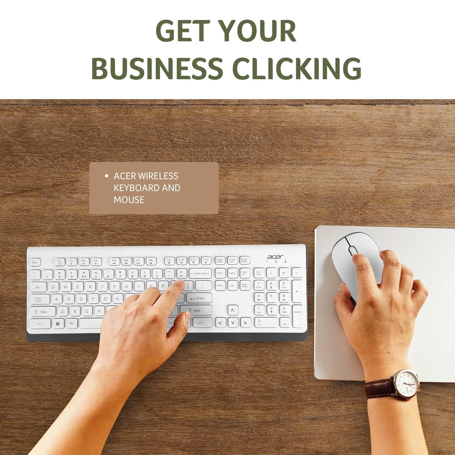 Acer Wireless Keyboard & Mouse Combo