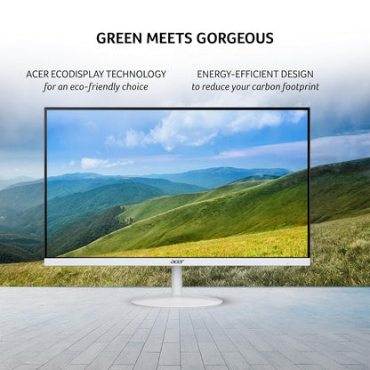 Acer SA242Y P1 23.8 Inch Full HD IPS Ultra Slim (7.2mm Thick) Monitor | 144Hz Refresh Rate | 1ms VRB | ZeroFrame Design | AMD FreeSync VisionCare Eye Protection | HDMI + VGA | Built-in Speakers