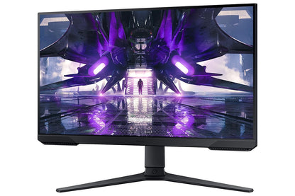 Samsung Odyssey G3 Gaming Monitor 60cm (24 inches), FHD 1920 X 1080, 165 Hz, 1ms(MPRT), AMD Freesync, DP, HDMI, Height, Tilt, Pivot Adjust Stand, Bezel Less, Eye-Saver (LS24AG320NWXXL, Black)