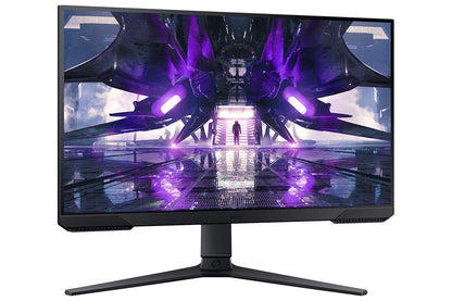 Samsung Odyssey G3 Gaming Monitor 60cm (24 inches), FHD 1920 X 1080, 165 Hz, 1ms(MPRT), AMD Freesync, DP, HDMI, Height, Tilt, Pivot Adjust Stand, Bezel Less, Eye-Saver (LS24AG320NWXXL, Black)