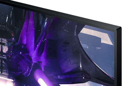 Samsung Odyssey G3 Gaming Monitor 60cm (24 inches), FHD 1920 X 1080, 165 Hz, 1ms(MPRT), AMD Freesync, DP, HDMI, Height, Tilt, Pivot Adjust Stand, Bezel Less, Eye-Saver (LS24AG320NWXXL, Black)
