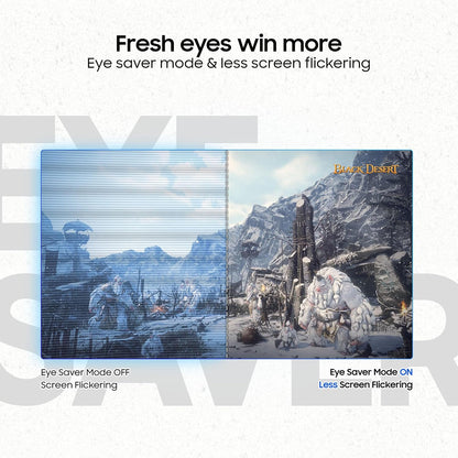 Samsung 24" (60cm) Odyssey G3 Gaming Monitor|FHD 1920 X 1080|180Hz|1ms(MPRT)|AMD Freesync|Ports-DP,HDMI|DP Cable|16.7 Million Colors|Height-Tilt-Pivot Adjustable Stand|Bezeless|LS24DG300EWXXL|Black