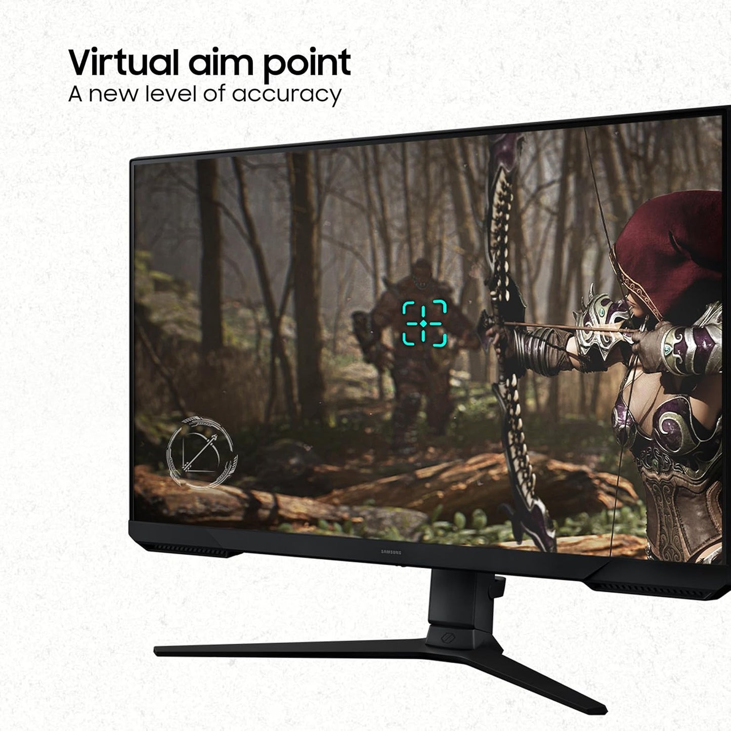 Samsung 24" (60cm) Odyssey G3 Gaming Monitor|FHD 1920 X 1080|180Hz|1ms(MPRT)|AMD Freesync|Ports-DP,HDMI|DP Cable|16.7 Million Colors|Height-Tilt-Pivot Adjustable Stand|Bezeless|LS24DG300EWXXL|Black