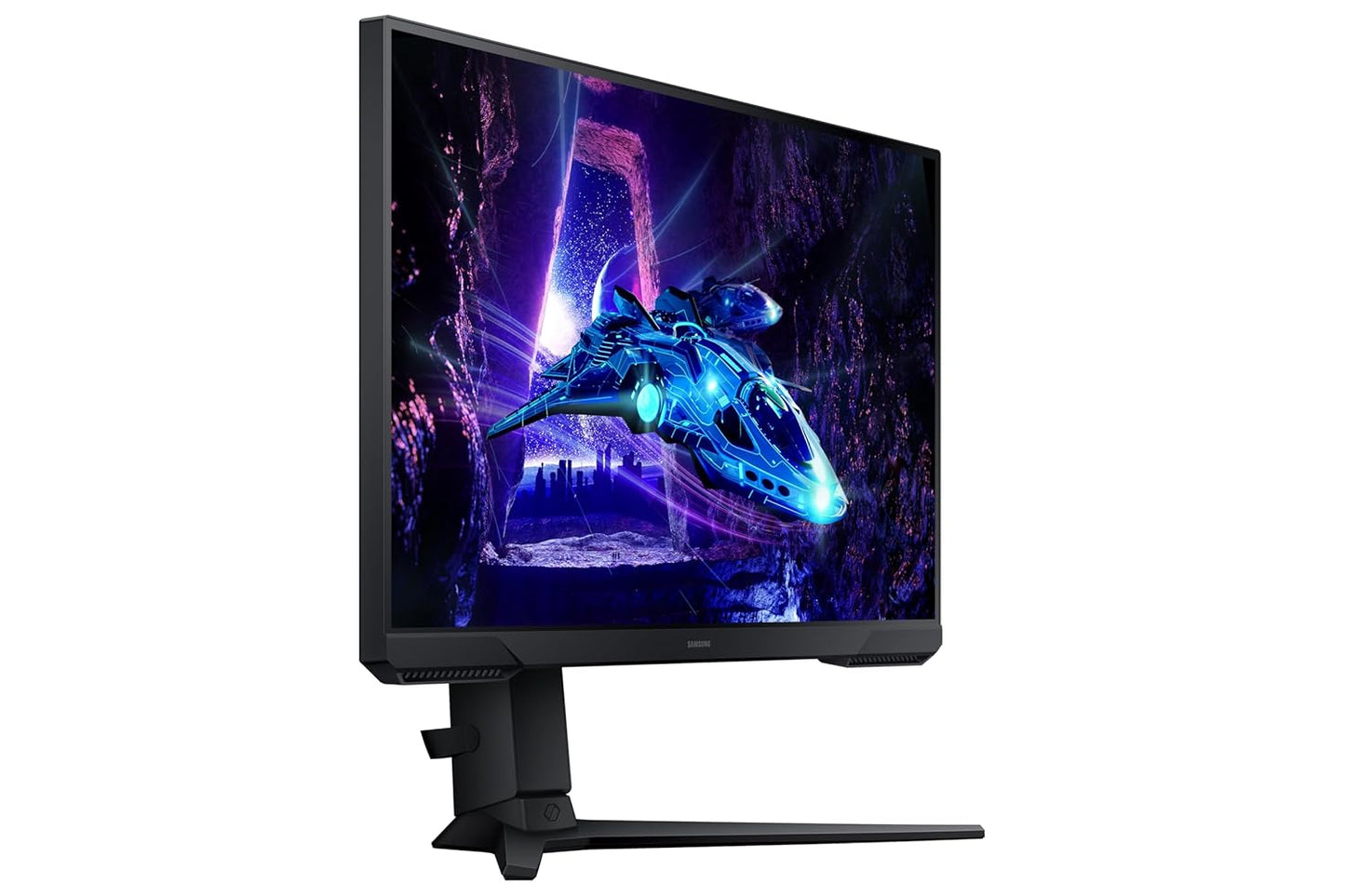 Samsung 24" (60cm) Odyssey G3 Gaming Monitor|FHD 1920 X 1080|180Hz|1ms(MPRT)|AMD Freesync|Ports-DP,HDMI|DP Cable|16.7 Million Colors|Height-Tilt-Pivot Adjustable Stand|Bezeless|LS24DG300EWXXL|Black