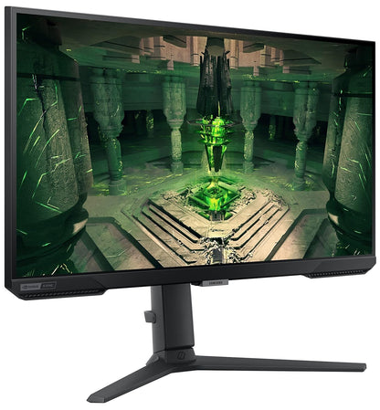 Samsung 27" (68.4cm) Odyssey G4 IPS Gaming Monitor|FHD 1920 x 1080|240Hz|1ms|400nits|SRGB 99%|Ports-HDMIx2,DP,Headphone|DP Cable|Height-Tilt-Pivot Adjustable Stand|Nvidia G-Sync|LS27BG400EWXXL|Black