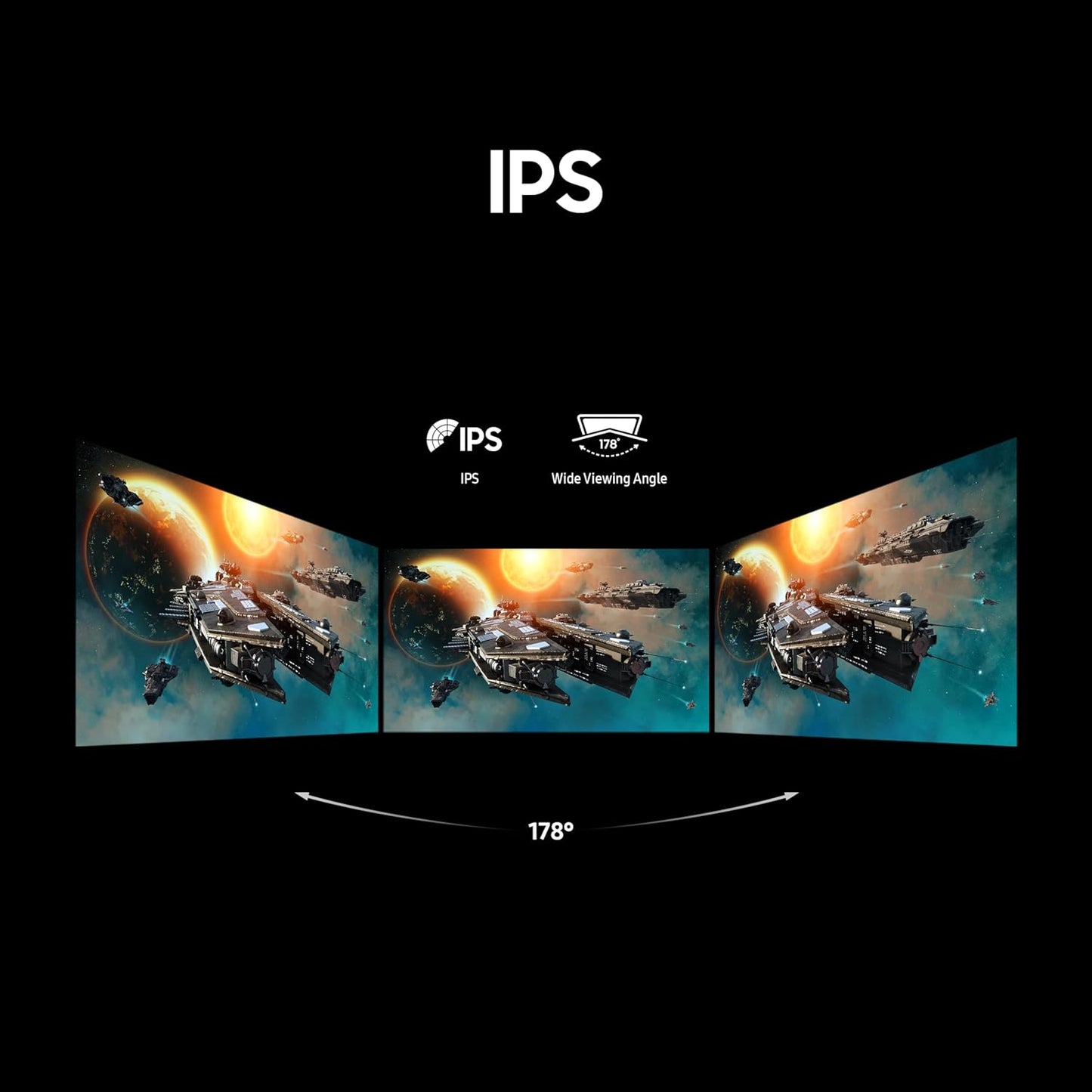 Samsung 27" Odyssey G5 Fast IPS Gaming Monitor|QHD 2560 x 1440|200 Hz|1ms|300nits|HDR10|FreeSync Premium|Ports-DP,2 HDMI,Headphone|Wall Mountable|LS27FG530EWXXL|Black
