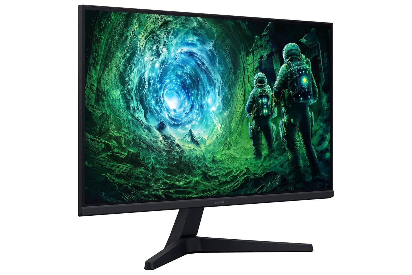 Samsung 27" Odyssey G5 Fast IPS Gaming Monitor|QHD 2560 x 1440|200 Hz|1ms|300nits|HDR10|FreeSync Premium|Ports-DP,2 HDMI,Headphone|Wall Mountable|LS27FG530EWXXL|Black