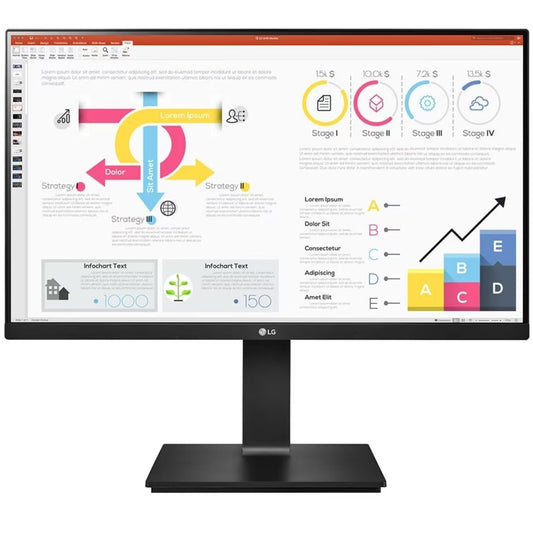 LG 24QP750 QHD 2560 x 1440 (60.45 cm) IPS Monitor HDR, Daisy Chain