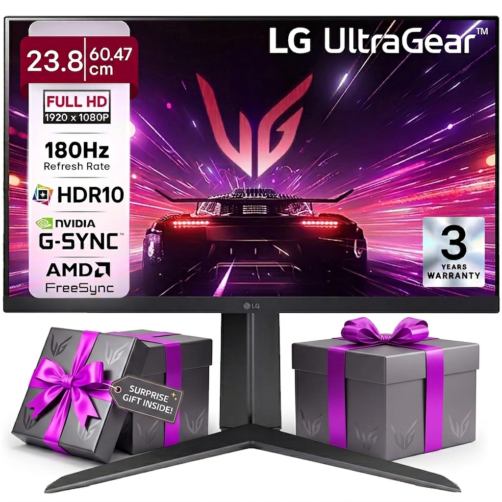 LG Ultragear 24GS65F IPS Full HD Gaming Monitor 1920 X 1080,180Hz