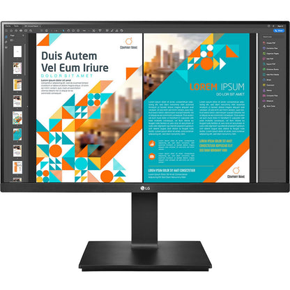 LG 24QP550, QHD 2560 x 1440, 24 Inch, IPS HDMI, 3 Side Borderless