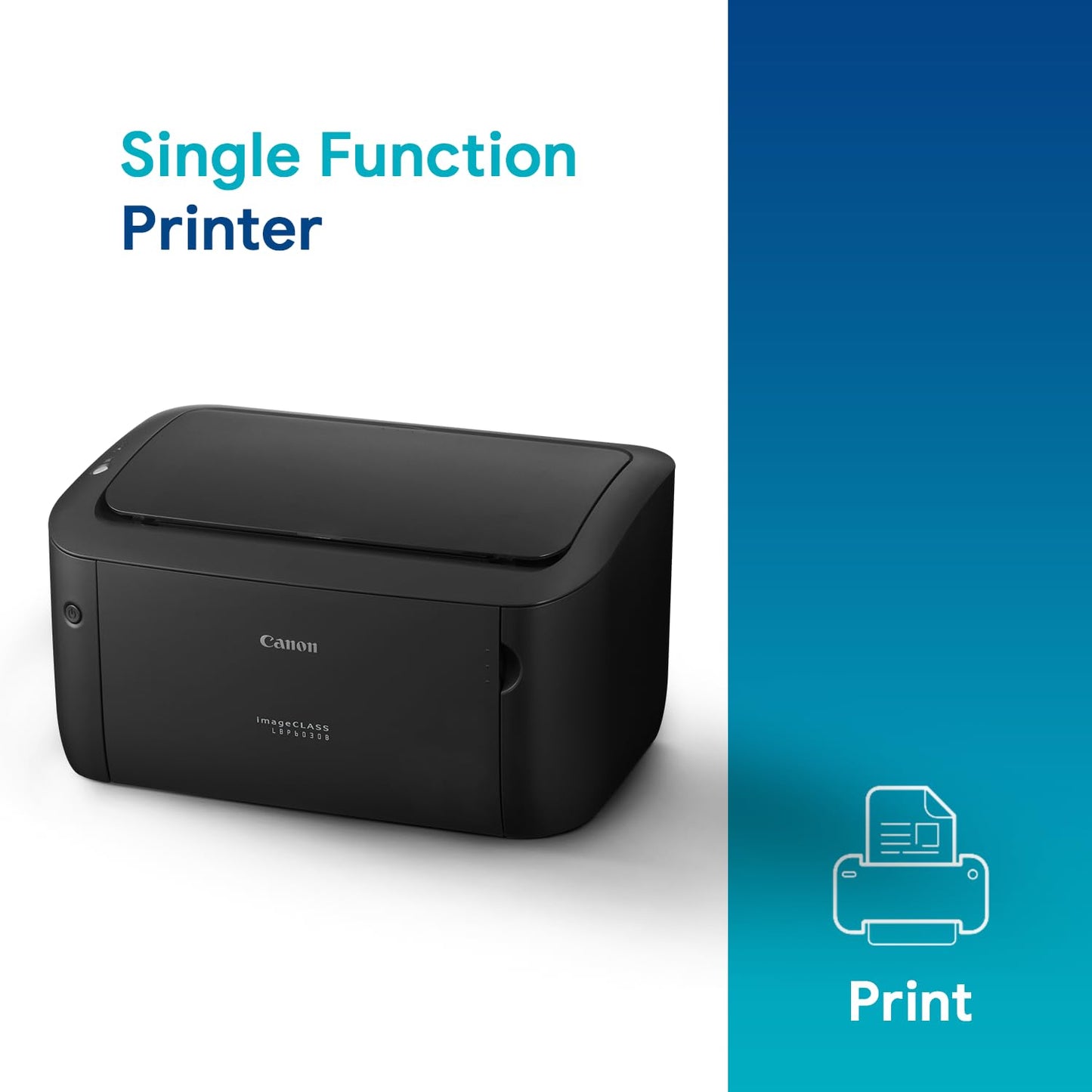 Canon imageCLASS LBP6030B Mono Printer | Windows | Mac | Linux Support | USB