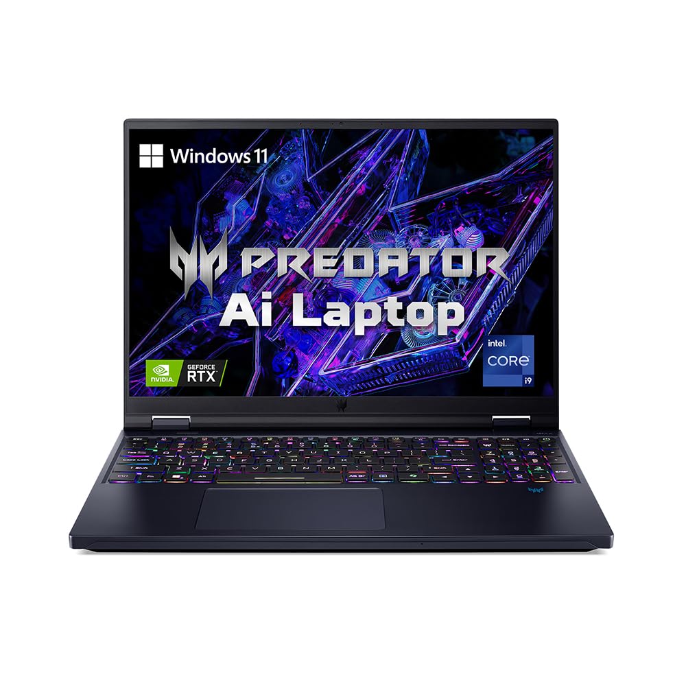 Acer Intel Core i9-14900HX Processor Predator Helios 16 Gaming Laptop NVIDIA GeForce RTX 4070 | Window 11