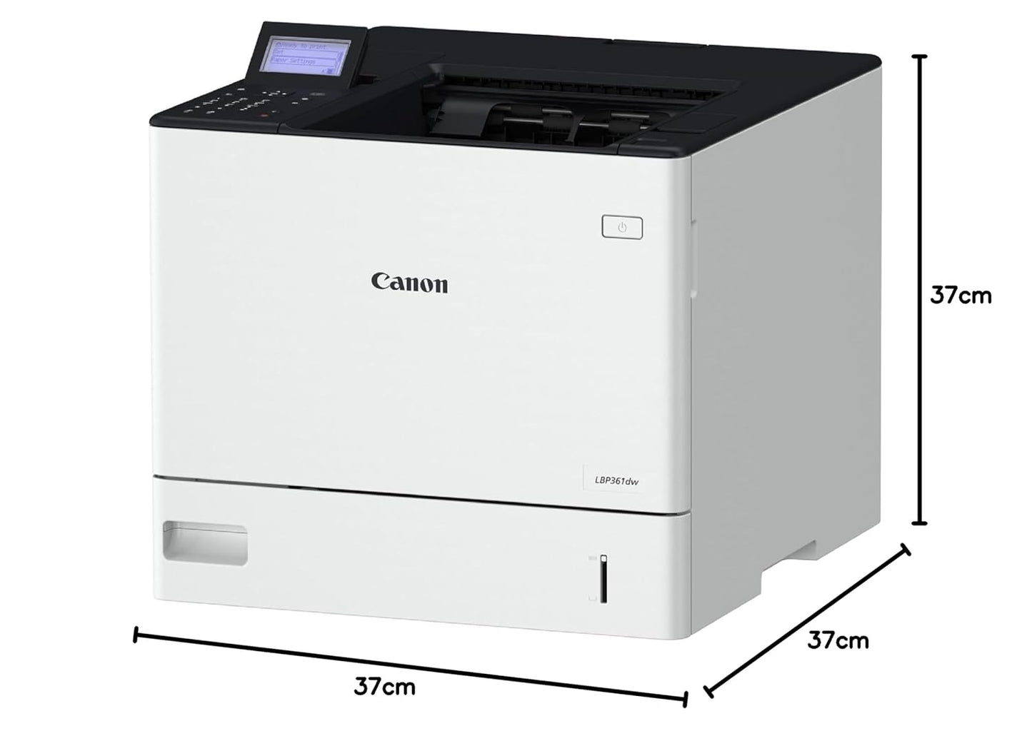 Canon imageCLASS LBP361DW WiFi, 2 GB RAM, Single Function, Gigabit Ehternet and LCD screen