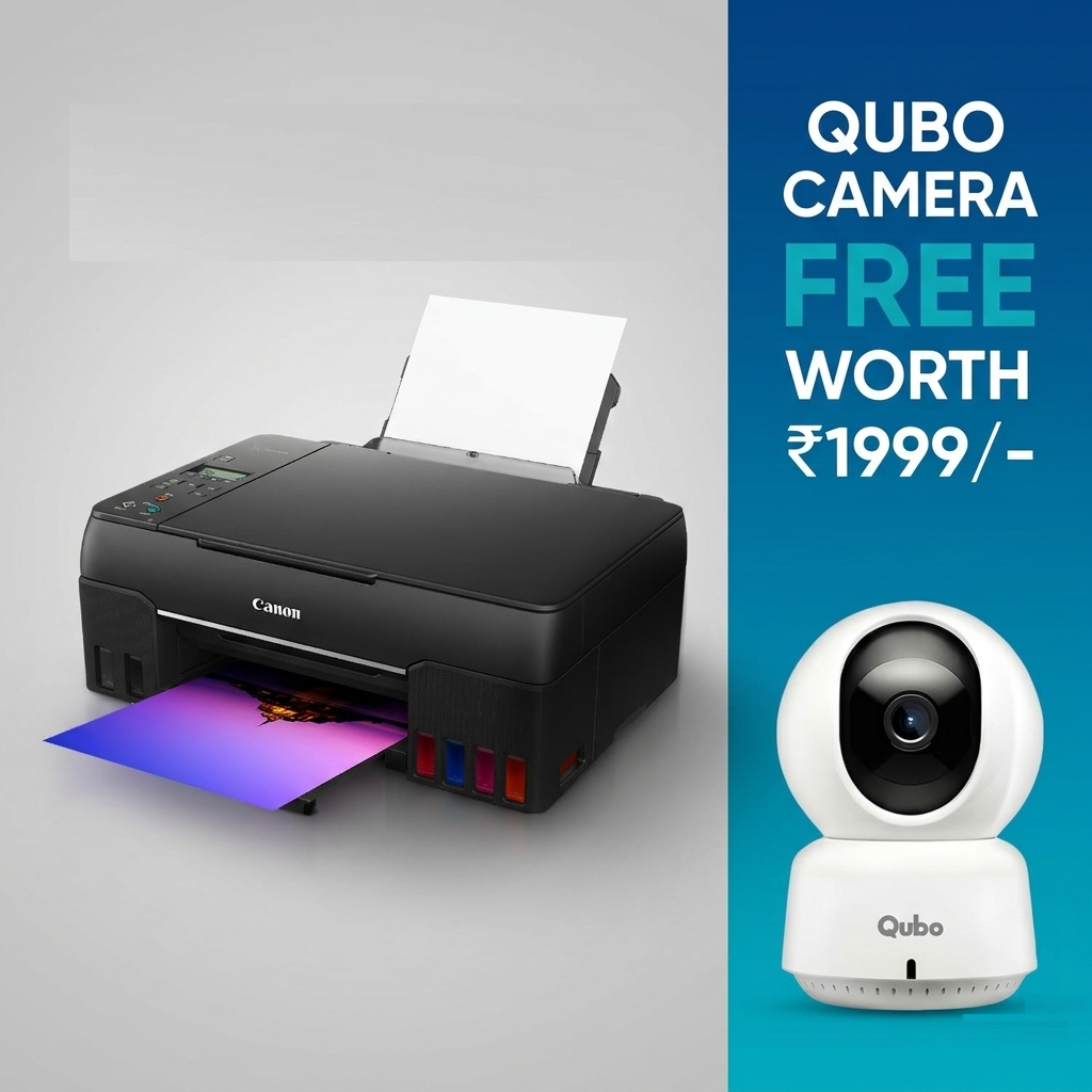 Canon PIXMA MegaTank G670 6 Colour, Print,Scan,Copy, High Volume Printing Photo Printer, User Replaceable Print Heads & Maintainence Cartridge