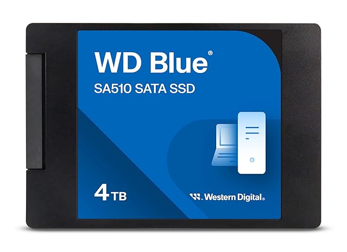 Western Digital 4TB WD Blue SA510 SATA Internal Solid State Drive SSD