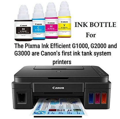Canon PIXMA GI790 Black Ink Bottle for G1010, G2000, G2012, G3000, G3010, G3012, G4010