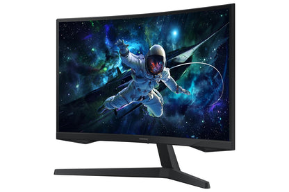 Samsung 27" (68.5cm) Odyssey G5 2K Curved Gaming Monitor|QHD 2560 X 1440|1000R Curved|165Hz|1ms(MPRT)|300nits|Ports-HDMI,DP,Headphone|DP Cable|HDR10|FreeSync|LS27CG550EWXXL|Black