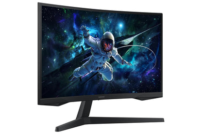 Samsung 27" (68.5cm) Odyssey G5 2K Curved Gaming Monitor|QHD 2560 X 1440|1000R Curved|165Hz|1ms(MPRT)|300nits|Ports-HDMI,DP,Headphone|DP Cable|HDR10|FreeSync|LS27CG550EWXXL|Black