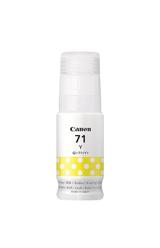 Canon PIXMA GI71Y Yellow Ink bottle