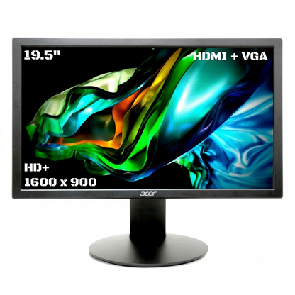 Acer K202Q 19.5 Inch HD+ LCD Monitor with LED Backlight.