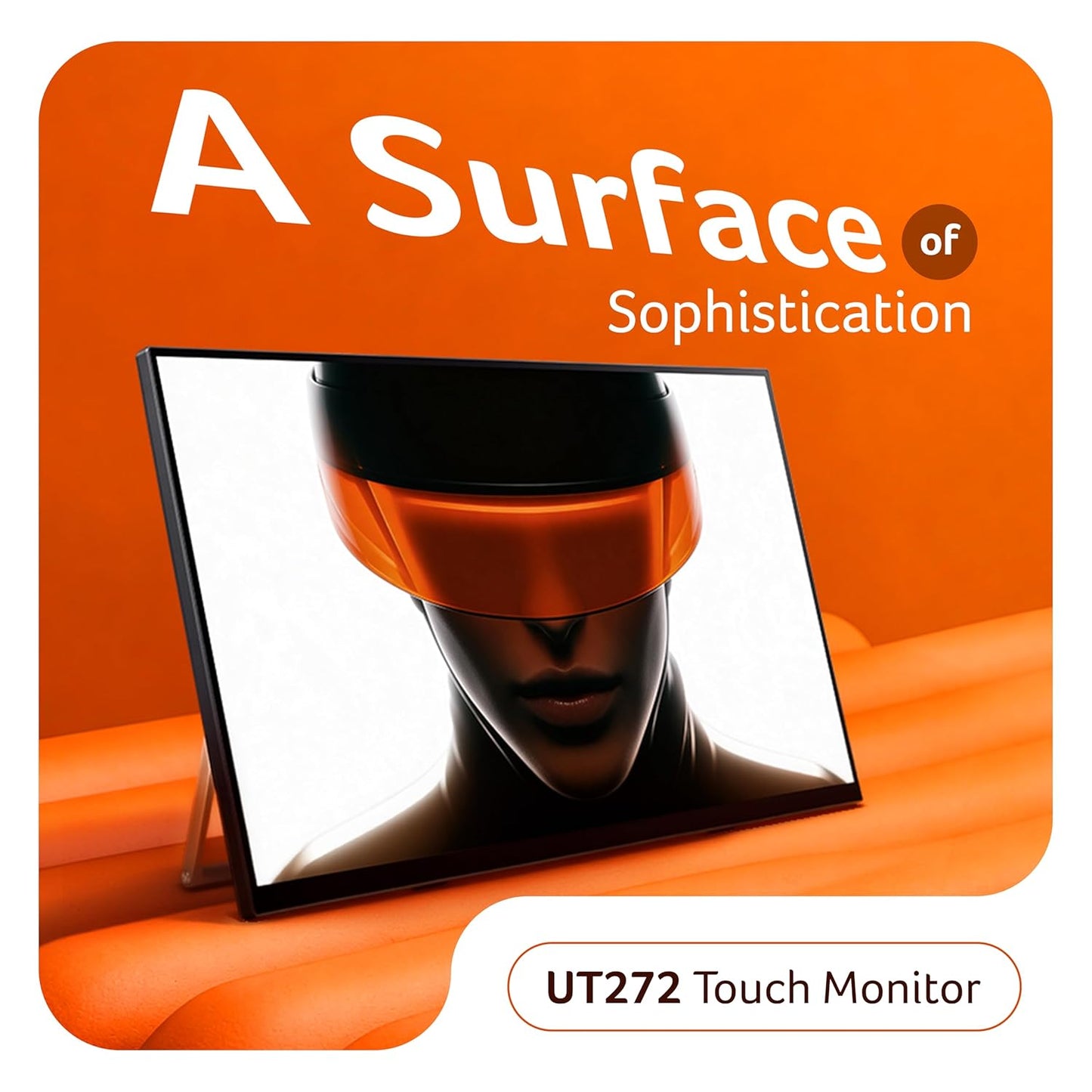 Acer UT272 27 Inch Touch Screen Monitor | Full HD IPS | 10-Point Multi-Touch | 7H Scratch-Resistant Glass | 75Hz AdaptiveSync | HDMI, DisplayPort, USB HUB | Built-in Speakers | Energy Star | Black