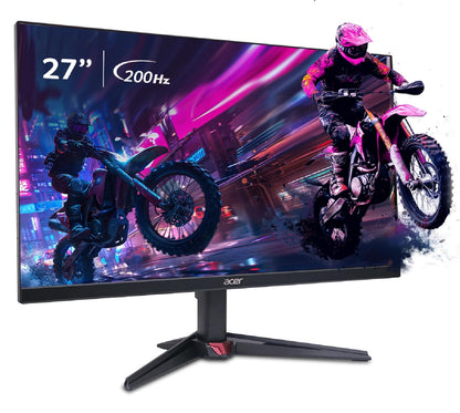 Acer Nitro VG270 X1 27 Inch IPS Full HD Backlit LED Gaming Monitor I 0.5 MS Response I 200Hz Refresh Rate I SRGB 99%, HDR 10 I 2xHDMI, 1xDP I Stereo Speakers I AMD FreeSync Premium I Eye Care (Black)