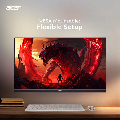 Acer Nitro VG270 X1 27 Inch IPS Full HD Backlit LED Gaming Monitor I 0.5 MS Response I 200Hz Refresh Rate I SRGB 99%, HDR 10 I 2xHDMI, 1xDP I Stereo Speakers I AMD FreeSync Premium I Eye Care (Black)