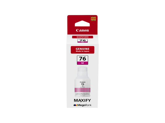 Canon PIXMA GI76 Yellow Black Ink bottle